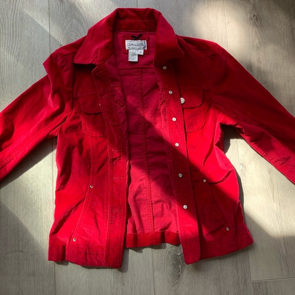 Red/pinkish velvet jacket - Picture 3 of 3